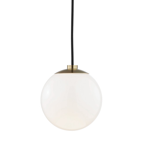 Stella One Light Pendant in Aged Brass (428|H105701AGB)