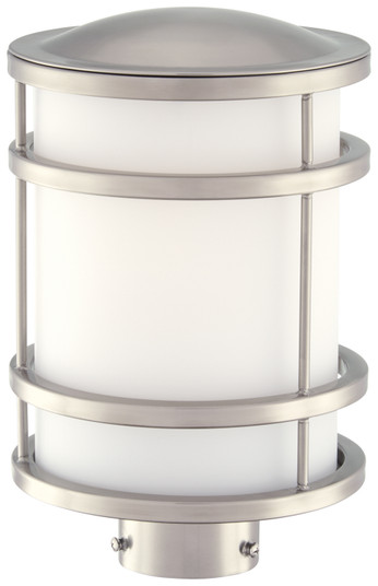 Bay View One Light Post Mount in Brushed Stainless Steel (7|9806144)