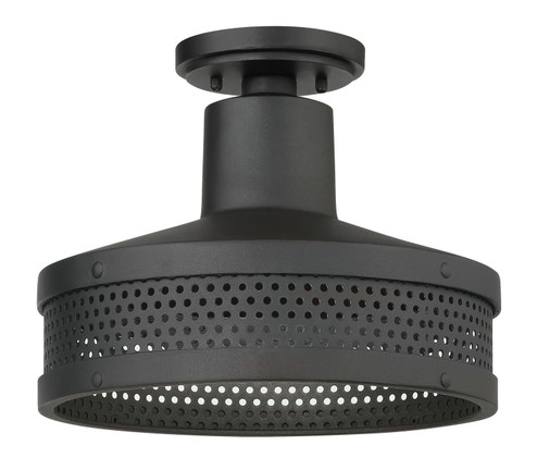 Abalone Point One Light Outdoor Flush Mount in Sand Coal (7|7331266)