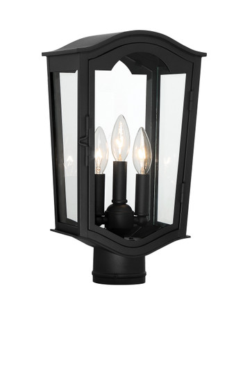 Houghton Hall Three Light Outdoor Post Mount in Sand Coal (7|7320666)