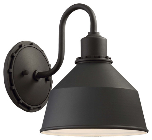 Mantiel One Light Outdoor Wall Mount in Coal (7|7124166)