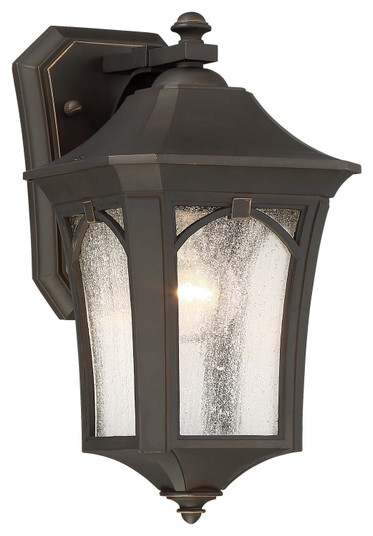 Solida One Light Outdoor Wall Mount in Oil Rubbed Bronze W/ Gold High (7|71211143C)