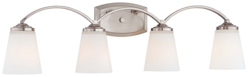 Overland Park Four Light Bath in Brushed Nickel (7|696484)