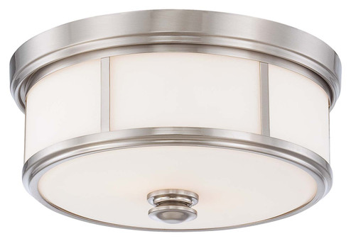 Three Light Flush Mount in Brushed Nickel (7|636884)