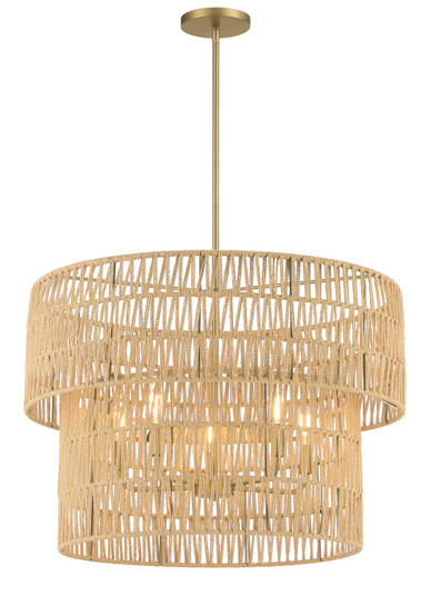 Bungalow Heaven Five Light Pendant in Soft Brass (7|5045695)