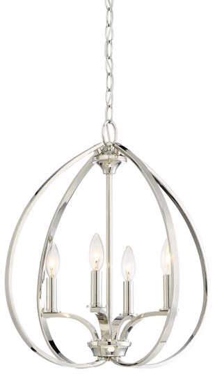Tilbury Four Light Pendant in Polished Nickel (7|4984613)