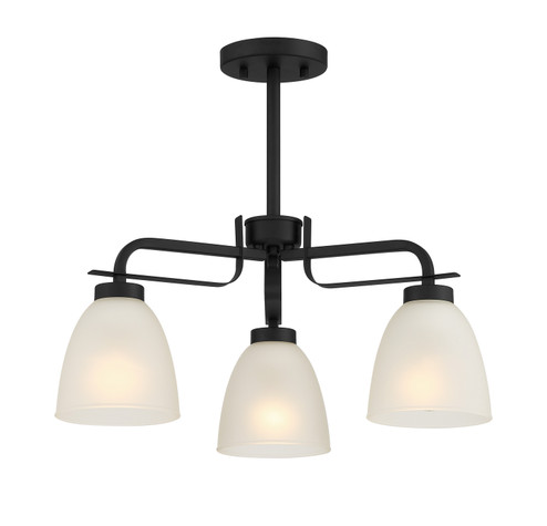 Kaitlen Three Light Semi Flush / Chandelier in Coal (7|488366A)