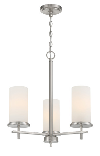 Haisley Three Light Chandelier in Brushed Nickel (7|409684)