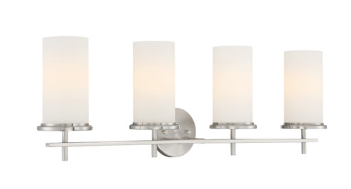 Haisley Four Light Bath Bar in Brushed Nickel (7|409484)
