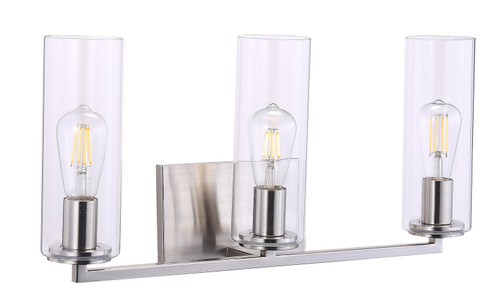 Acacia Three Light Bath in Brushed Nickel (7|404384)