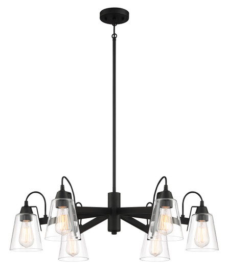 Beckonridge Six Light Chandelier in Coal (7|399666A)