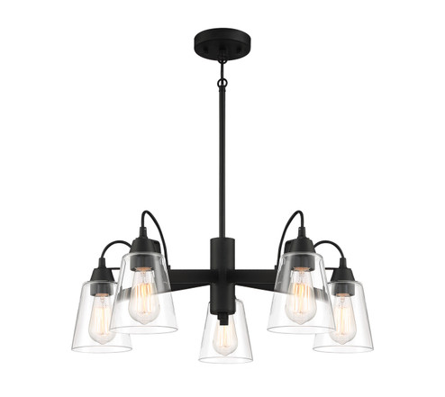 Beckonridge Five Light Chandelier in Coal (7|399566A)