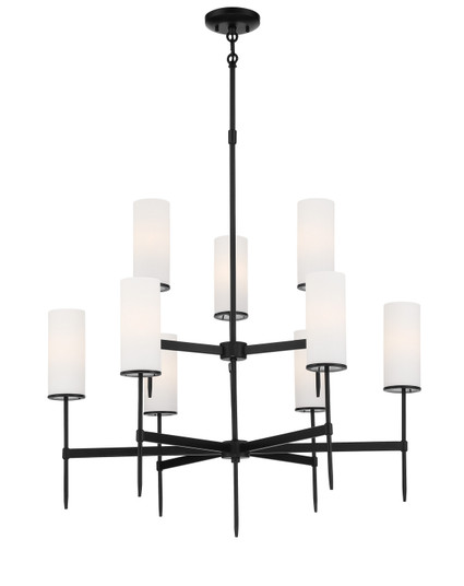 First Avenue Nine Light Chandelier in Coal (7|384966A)