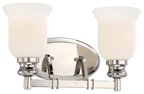 Audrey'S Point Two Light Bath in Polished Nickel (7|3292613)