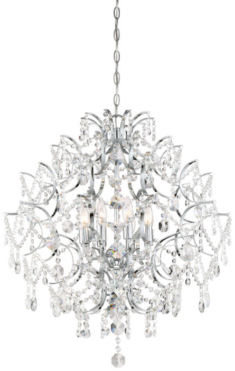 Isabella's Crown Eight Light Chandelier in Chrome (7|315877)