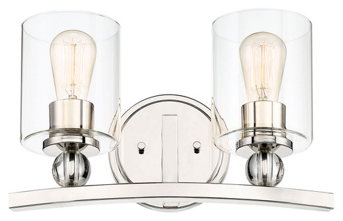 Studio 5 Two Light Bath in Polished Nickel (7|3072613)