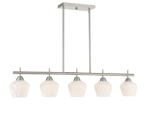 Camrin Five Light Island Pendant in Brushed Nickel (7|217484)