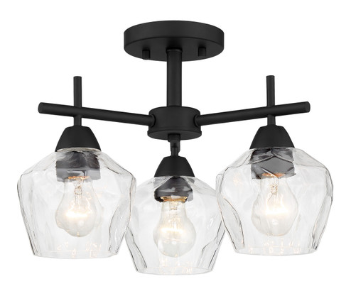 Camrin Three Light Semi Flush / Chandelier in Coal (7|217266A)