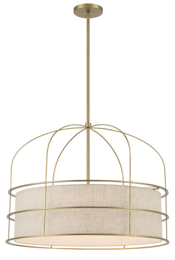 Gateway Park Six Light Pendant in Soft Brass (7|2156695)