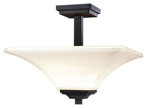 Agilis Two Light Semi Flush Mount in Black (7|181666)