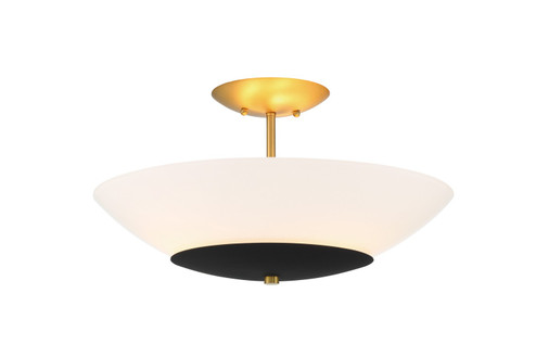Bax Three Light Flush Mount in Sand Coal (7|1701781)