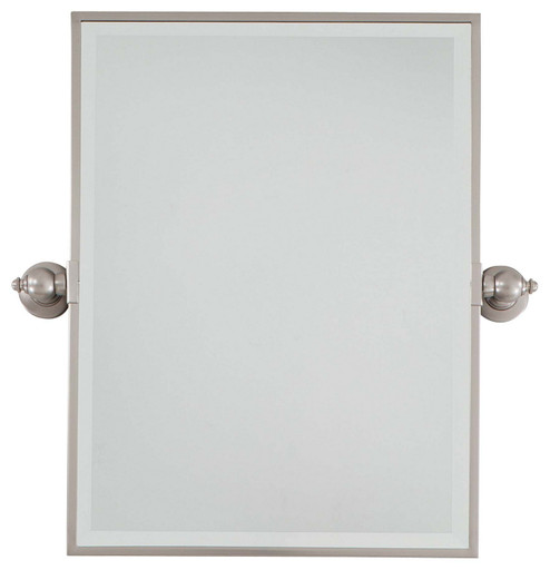 Pivot Mirrors Mirror in Brushed Nickel (7|144084)