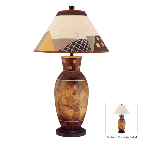 One Light Table Lamp in Brown And Black (7|110000)