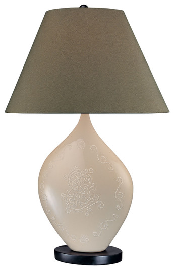 One Light Table Lamp in Cream (7|108790)