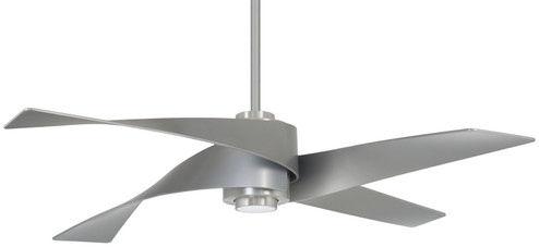 Artemis IV 64''Ceiling Fan in Brushed Nickel With Silver Blades (15|F903LBNSL)