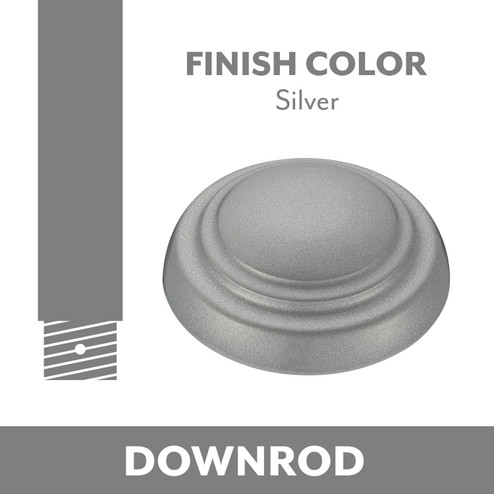 Minka Aire Ceiling Fan Downrod in Silver (15|DR560SL)