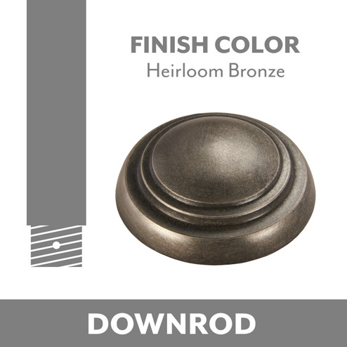 Minka Aire Ceiling Fan Downrod in Heirloom Bronze (15|DR548HBZ)