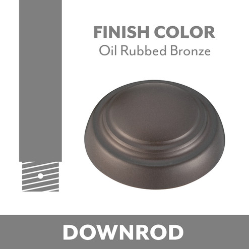 Minka Aire Ceiling Fan Downrod in Oil Rubbed Bronze (15|DR512ORB)
