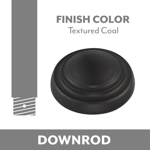 Ceiling Fan Downrod in Textured Coal (15|DR510TCL)