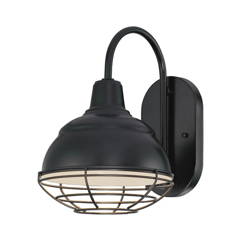 R Series One Light Wall Bracket in Satin Black (59|RWHWB8SB)