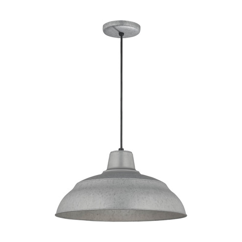 R Series One Light Pendant in Galvanized (59|RWHC17GA)