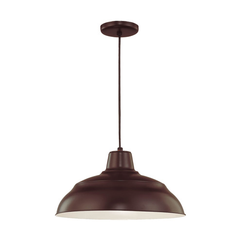 R Series One Light Pendant in Architectural Bronze (59|RWHC17ABR)