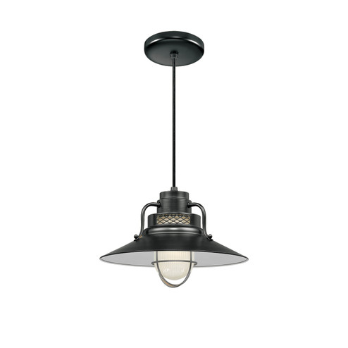 R Series One Light Pendant in Satin Black (59|RRRC14SB)