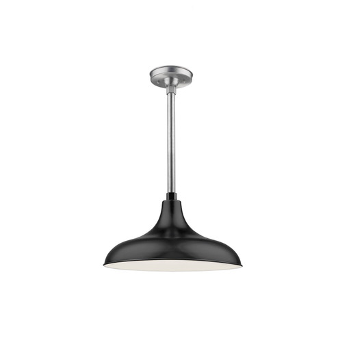 R Series One Light Pendant in Satin Black (59|RMWHS17SB)