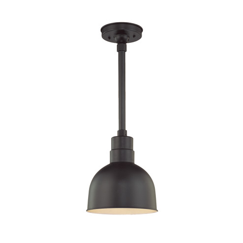 R Series One Light Pendant in Satin Black (59|RDBS10SB)