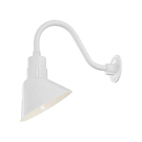 R Series One Light Pendant in White (59|RAS10WH)