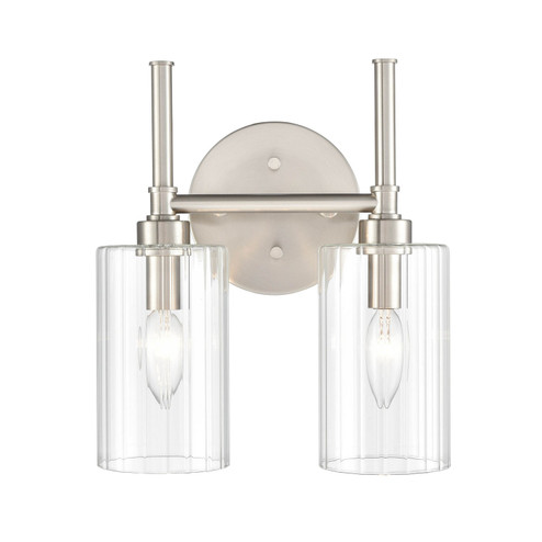Chastine Two Light Vanity in Brushed Nickel (59|9922BN)