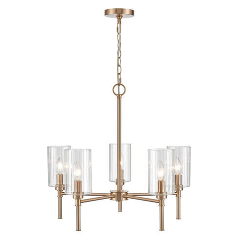 Chastine Five Light Chandelier in Modern Gold (59|9915MG)