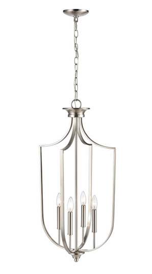 Four Light Pendant in Brushed Nickel (59|9837BN)