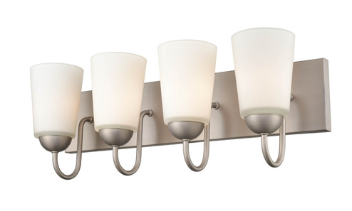 Ivey Lake Four Light Vanity in Satin Nickel (59|9814SN)