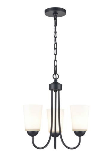 Ivey Lake Three Light Chandelier in Matte Black (59|9803MB)