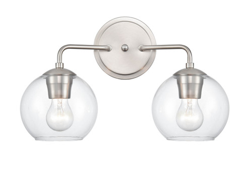 Solmer Two Light Vanity in Brushed Nickel (59|9752BN)