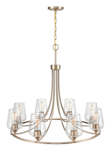 Ashford Eight Light Chandelier in Modern Gold (59|9728MG)