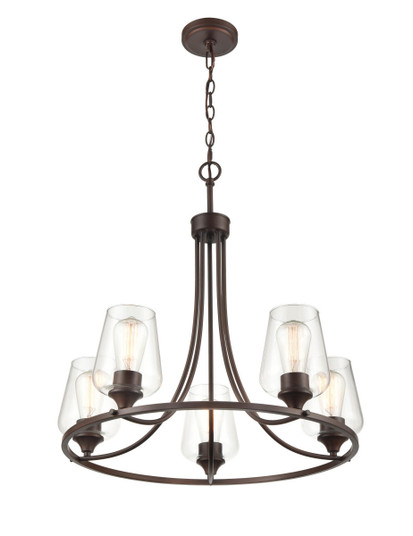 Ashford Five Light Chandelier in Rubbed Bronze (59|9725RBZ)