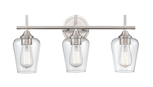 Ashford Three Light Vanity in Brushed Nickel (59|9703BN)