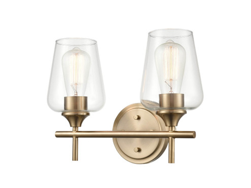 Ashford Two Light Vanity in Modern Gold (59|9702MG)